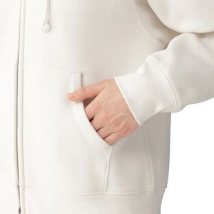 Sweat-shirt à capuche zippé pour femme, personnalisable, imperméable, respirant, en molleton de coton uni, décontracté, sport, OEM, vente en gros, nouveauté 2026 - Product Image 4