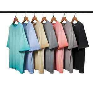 T-shirt pour homme en jersey 100% coton de haute qualité, impression personnalisée avec votre logo de marque, t-shirts graphiques de haute qualité, t-shirts vierges, effet délavé - Product Image 5