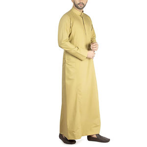 Jubba pour homme de qualité supérieure, conçue sur mesure, vêtements islamiques confortables à manches longues, style du Moyen-Orient, prix bas, Jubbah - Product Image 6