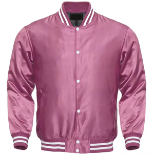 Top quality Satin Letterman <b>Jacket</b> for <b>Men's</b> <b>Long</b> Sleeve Winter New Design with Custom Logo Printing winter <b>Jacket</b> for <b>men</b> - Product Image 3