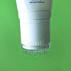 Emballage de tube de 100 ml en HDPE pour brosse cosmétique, impression sérigraphique personnalisée en couleur pour les soins capillaires, massage et croissance des cheveux - Product Image 4