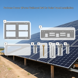 Support mural Fortress Power EForce pour l'installation de panneaux solaires - Product Image 3