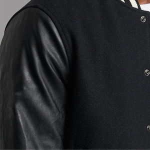 OEM-cortavientos personalizado para hombre y mujer, chaqueta de béisbol de talla grande, informal, a la moda - Product Image 4