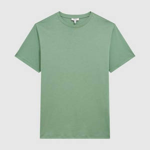 T-shirt en gros échantillon gratuit impression personnalisée t-shirt marque privée doux col rond t-shirt logo personnalisé coton t-shirt pour hommes - Product Image 2