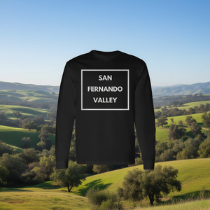 T-shirt a maniche lunghe San Fernando Valley, design alla moda, abbigliamento unisex - Product Image 3