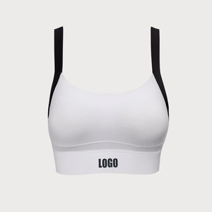 สปอร์ตบราไร้รอยต่อน้ำหนักเบาสำหรับผู้หญิงใส่เล่นกีฬาใส่เล่นฟิตเนสแห้งเร็วพิมพ์โลโก้ได้ตามต้องการ - Product Image 4