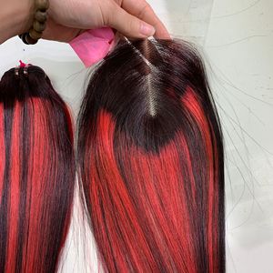 ช่อผมแท้แบบ Remy สำหรับต่อผม100% สีส้มยังไม่ผ่านกระบวนการทางเคมี - Product Image 4