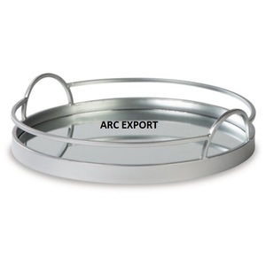 ถาดสเตนเลสสตีลทรงสี่เหลี่ยมสำหรับใส่อาหารมาใหม่ถาดเสิร์ฟอาหารบนโต๊ะกระจกขัดเงา - Product Image 5