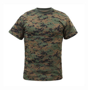Camiseta de Caza de Manga Corta 100% Algodón Transpirable de Secado Rápido para Exteriores Hecha en Pakistán - Product Image 1