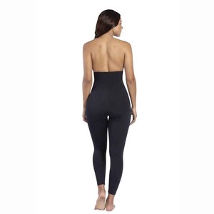 Women's Active Wear Skinny Sportswear Yoga Set Wholesale Warm Fitness Set with Elastic Waist Front Logo Solid Pattern - Product Image 2