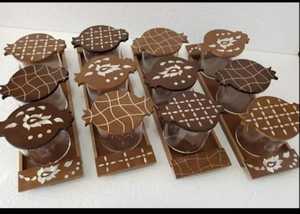 กล่องใส่ขนมช็อกโกแลตอะคริลิคทรงสี่เหลี่ยมหรูหรา ฝาปิดมุกไม้ ภาชนะเก็บอาหารสุดหรูสำหรับเป็นของขวัญสุดเก๋จากอินเดีย - Product Image 2