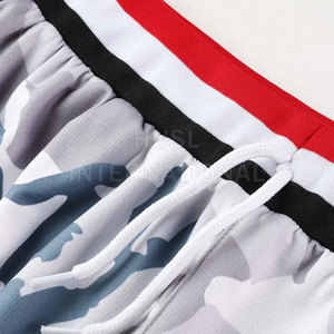 Shorts de sport décontractés d'été pour hommes, en maille unie, style hip-hop, respirants et à séchage rapide, vente en gros - Product Image 6