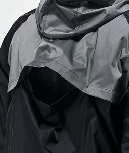 Chaqueta Cortavientos para Hombre, Ligera, Impermeable, para Entrenamiento, Correr al Aire Libre, Ropa Deportiva Informal, Transpirable, con Capucha - Product Image 6