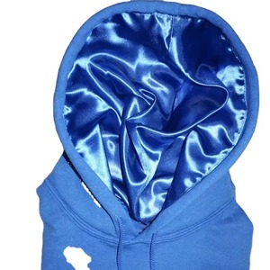 Sudadera con Capucha forrada de alta calidad, Jersey pesado, Sudadera con capucha forrada de satén para hombre, sudaderas con capucha con forro de satén, seda personalizada Oem - Product Image 2