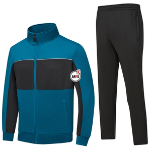 Offre Spéciale hommes vêtements de sport personnalisé Zip Sublimation conception à manches longues survêtement survêtements de haute qualité respirant imprimé - Product Image 3