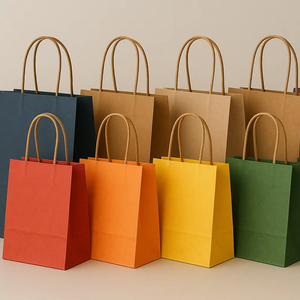 Custom Logo Christmas Paper Bag Hot Selling Holiday Packaging Bag For Clothing And <b>Toy</b> Stores - Product Image 1