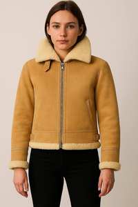 Chaqueta de Piel de Oveja para Hombre, Comodidad para Todas las Temporadas, Uso Intenso en Invierno, Fabricación Resistente, Personalización de Marca Disponible, Venta al por Mayor - Product Image 3