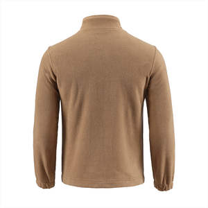 Men's Coyote Tan Tactical Fleece | 340 GSM Desert-Shield <b>Mid</b>-<b>Layer</b> | OEM Precision-Engineered Elite Style Gear - Product Image 2