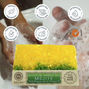 Jabón Artesanal Mojito Urban Fresh Blend Premium Refresh Collection 80g, Limpieza Profunda, Cuidado Corporal Moderno - Product Image 4