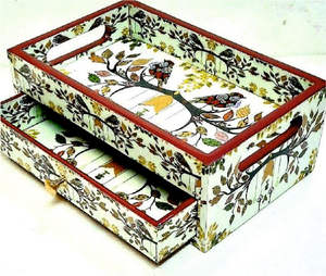 ลิ้นชักไม้ MDF สไตล์คลาสสิกสำหรับตกแต่งโต๊ะ - Product Image 1