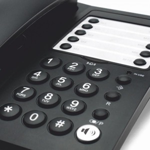 Telefono cordless Haeger con 10 memorie, nero (HG-1020) - Product Image 2
