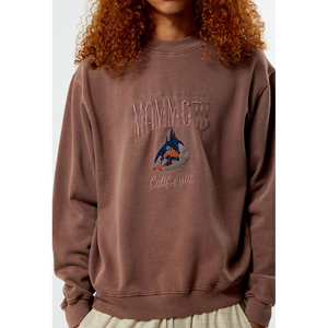 Sudadera de cuello redondo de tendencia superior 100% algodón de gran tamaño con cuello redondo Sudadera de felpa francesa ropa de calle en blanco Sudadera con cuello redondo - Product Image 2