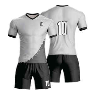 Kit de fútbol personalizado, conjuntos de camisetas de equipos de fútbol para hombres, traje deportivo, uniformes de fútbol de tela de secado rápido - Product Image 3