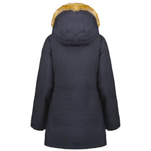 Veste parka pour femme d'extérieur 100% nylon imperméable respirante coupe-vent séchage rapide écologique capuche en fourrure d'hiver fermeture éclair régulière - Product Image 5