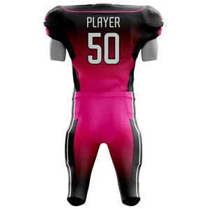 Maillot de football américain pour jeunes conçu sur mesure, uniforme de sublimation respirant, uniforme imprimé personnalisé de grande taille pour l'équipe - Product Image 3