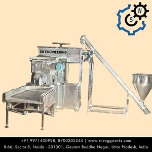Machine de transformation des légumes en acier inoxydable électrique durable, presse à nouilles professionnelle, grande capacité pour la production de nourriture indienne - Product Image 2