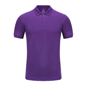 Conception personnalisée OEM, chemise polo à manches courtes pour homme en coton 100 %, couleur unie, chemise polo à manches courtes pour homme, coupe régulière, été - Product Image 2