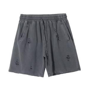 Latest New 2026 Arrival Fashion Streetwear French Terry 100% Cotton <b>Shorts</b> <b>Vintage</b> Wash <b>Shorts</b> <b>Men</b> - Product Image 4