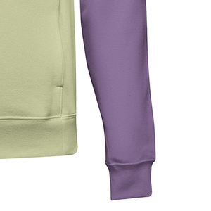 Hermosa Sudadera con capucha de lana bordada en dos tonos personalizada para hombre, moda de invierno ecológica de alta calidad, buen precio directo - Product Image 4