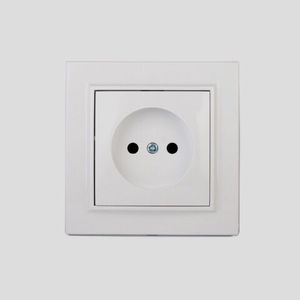 เต้ารับไฟฟ้าติดผนังแบบ IP22ขนาด220V ที่ทันสมัยเบ้าเสียบไฟบนผนังแบบไม่มีสายดินพลาสติก ABS เบ้ารับแสงมาตรฐานยุโรป/สหราชอาณาจักร - Product Image 4