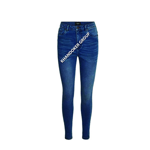 Nouveautés Pantalons jeans en denim taille haute confortables et à la mode pour femmes du Bangladesh, décontractés et de qualité supérieure pour l'automne - Product Image 1