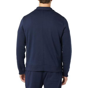 Sweat-shirt à demi-fermeture éclair en polaire pour hommes avec logo personnalisé Quarter 1/4 Half Zip up High Neck Oversized Pullover Hoodies avec service OEM - Product Image 2