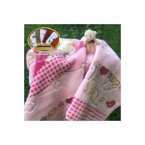 Mini peluche di visone alla moda orsacchiotto e coperta regalo per bambino in tessuto di mussola