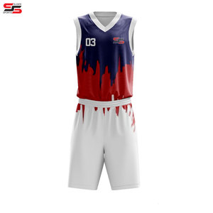 Nueva camiseta de baloncesto de sublimación de nombre de equipo personalizado de alta calidad para hombres, Kit de uniforme de baloncesto de malla informal personalizado para jóvenes - Product Image 4