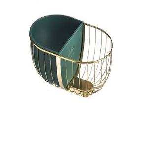 Support à gâteau décoratif en métal au design martelé pour comptoir de décoration de cuisine Panier décoratif pour support de panier Panier à fruits en métal - Product Image 4