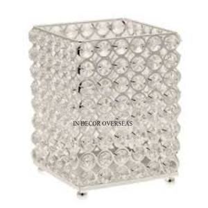 Customized Size And Logo Available Crystal Beaded Stylish Designer Home And Hotel Table Centerpiece <b>Decor</b> Candle Holder Votive - Product Image 4