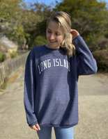 Sweat-shirt à col rond unisexe avec cordon, 80/20 CVC coton poly, texture côtelée, logo personnalisé, fabricant en gros