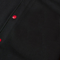 Nouvelle arrivée, veste universitaire en toile pour homme, couleur unie, hiver, logo sur le devant, design personnalisé, meilleure qualité, durable, service personnalisé OEM, vente