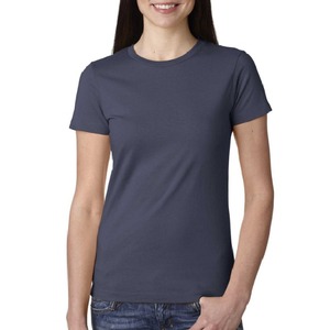 T-shirt en coton imprimé avec logo personnalisé pour femmes épais surdimensionné ajusté manches tombantes vêtements courts décontractés grande taille BD - Product Image 5
