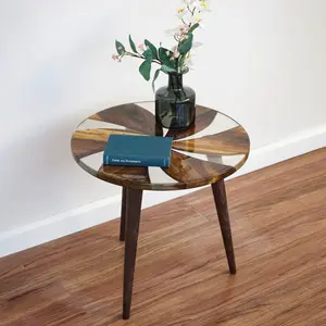 โต๊ะข้างอีพ็อกซี่และงานฝีมือระดับพรีเมี่ยมทันสมัยเฟอร์นิเจอร์ตกแต่งทันสมัยสำหรับห้องนั่งเล่น - Product Image 2