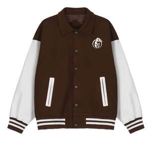 Chaqueta Letterman Personalizada a Prueba de Viento para Hombre, Diseña Tu Propio Producto, Chaqueta de Invierno Letterman para Hombre - Product Image 1