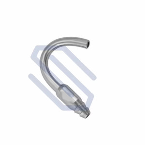 Aspirator Curved Tip 4mm <b>Veterinary</b> <b>Surgical</b> <b>Instruments</b> Stainless Steel CE - Product Image 1