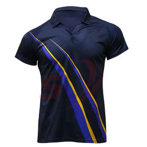 เสื้อโปโลสำหรับผู้ชายเสื้อพิมพ์โลโก้ระเหิดสำหรับเสื้อกีฬาผ้าฝ้ายและโพลีเอสเตอร์ - Product Image 1