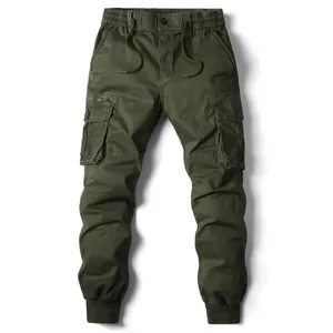 Pantalones Cargo Jogger informales para hombre Pantalones con cordón de cintura alta con bolsillos Diseño ligero - Product Image 4