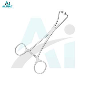 Pince à serviette à boule manuelle ALMAC, pince chirurgicale en acier inoxydable, certifiée CE, pour draps, hôpitaux, applications de laboratoire - Product Image 2