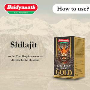 Shilajit Forte con oro Baidyanath - Product Image 3